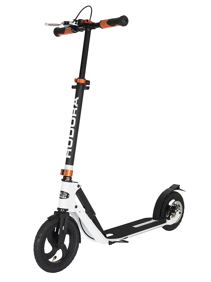 Hudora Scooter "BigWheel® Air 230" in Schwarz/ Orange - ab 7 Jahren - onesize