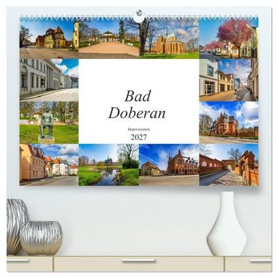 Bad Doberan Impressionen (hochwertiger Premium Wandkalender 2027 DIN A2 quer), Kunstdruck in Hochglanz