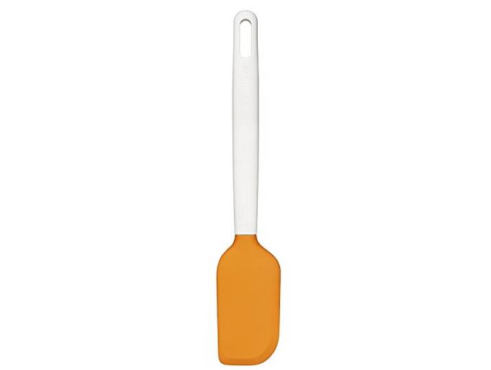 Fiskars Maryse avec tête en silicone\, Longueur : 27\,5 cm\, Plastique/Silicone\, Orange/Blanc\, Functional Form\, 1023615
