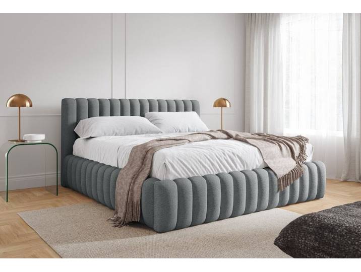 yourhouse24 Polsterbett Design-Polsterbett – Cloud-Bed im Chunky-Style, Luxus Wolkenbett mit Bettkasten & Lattenrost