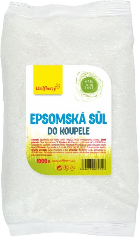 Wolfberry Epsom bath salt Badesalte 1000 g