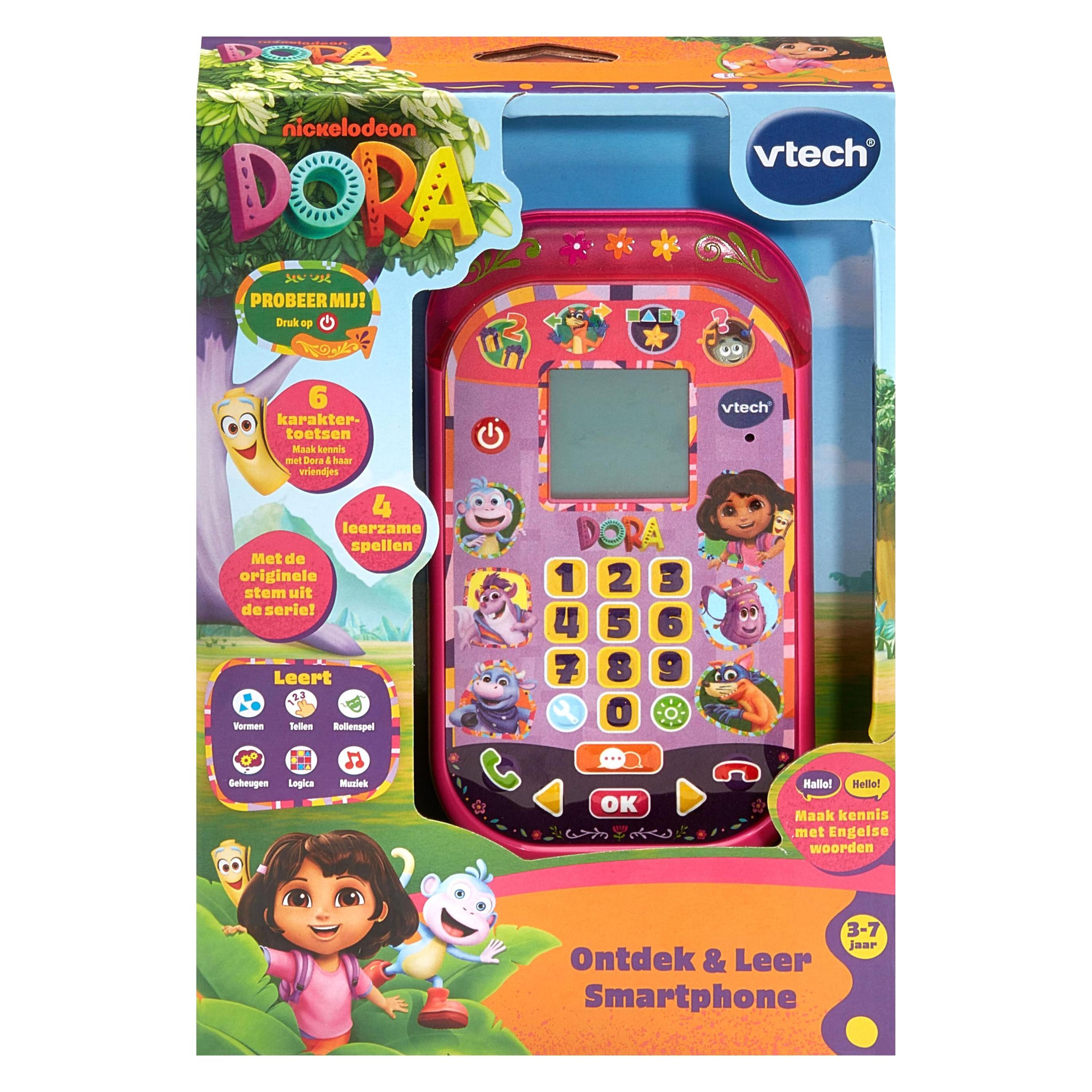 VTech Dora Ontdek En Leer Smartphone (Englisch, Niederländisch, 3 - 7 Jahre) (80-580823)