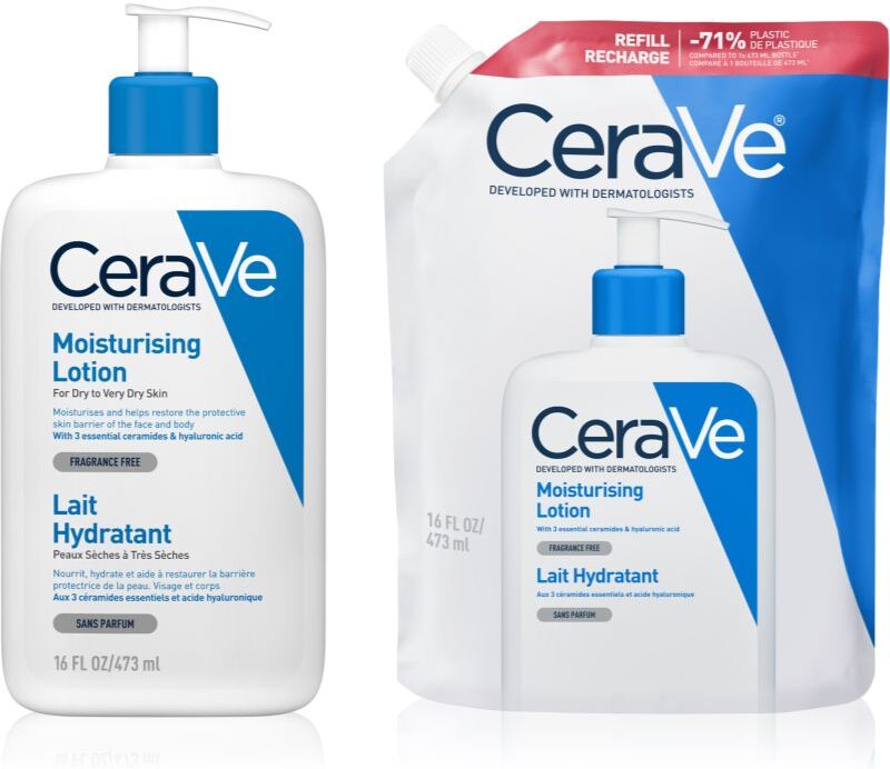 CeraVe Moisturizers Lotion ensemble pour un effet naturel
