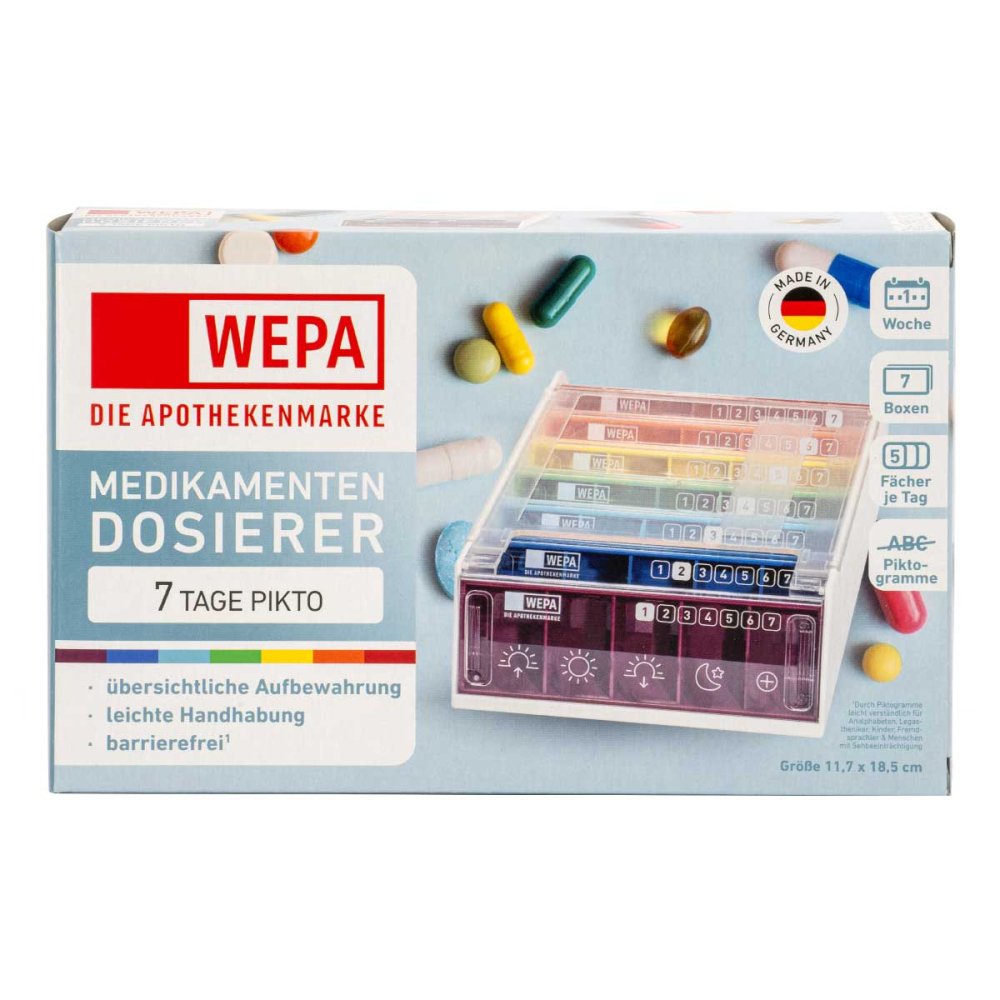 WEPA Apothekenbedarf GmbH & Co KG Wepa 7 Tage Wochenmagazin Piktogramme Regenbogen 18877962