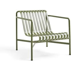 Palissade Niedriger Loungesessel für den Garten, oliv