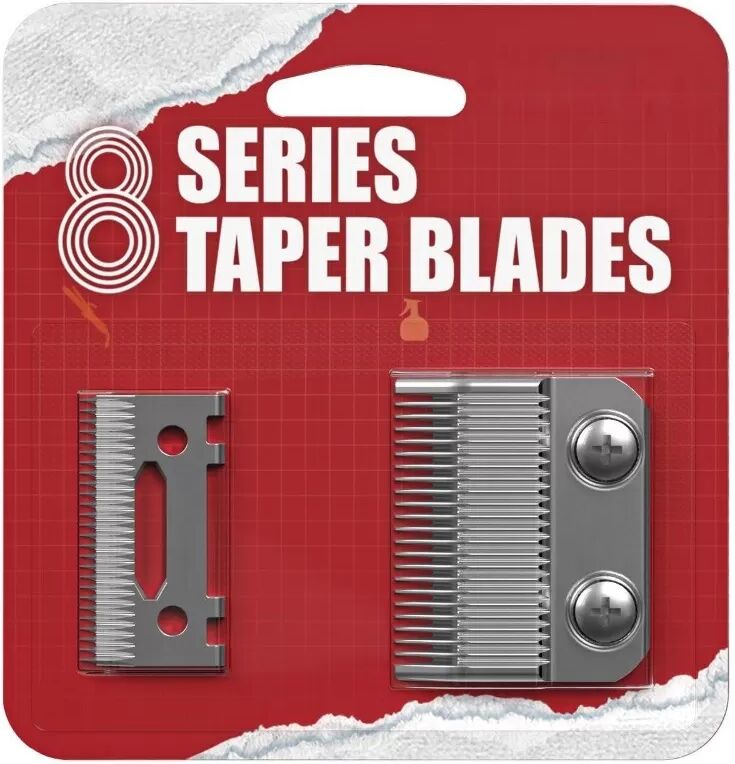 INF 8 Series Ersatzschermesser kompatibel mit WAHL, Babyliss Pro, ANDIS, Kemei, VGR - Legierung Silber Präzision
