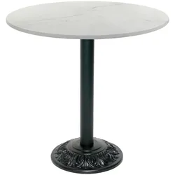 RestooTab - Tisch Versailles Ø70cm Dekor marmor paros
