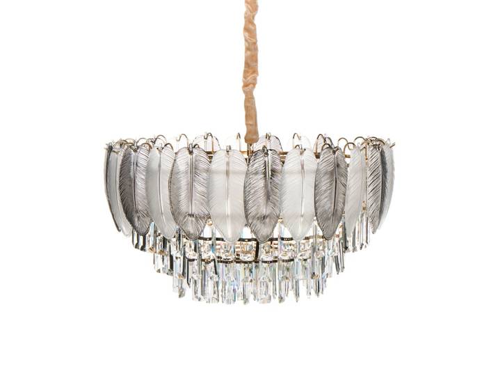 Lustre verre laiton