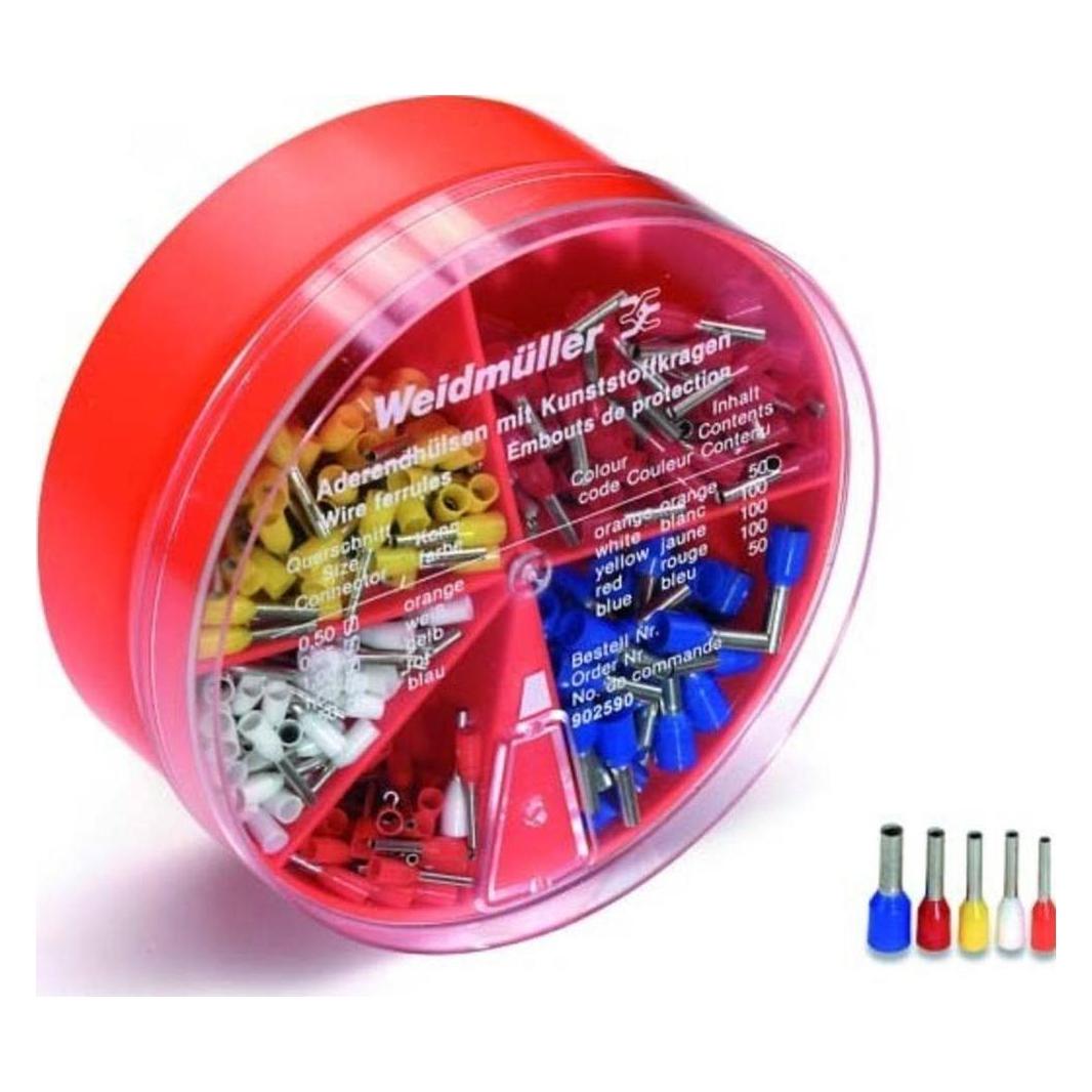 Weidmüller Aderendhülsen Box isoliert 0,5-2,5mm² (H-BOX 0,5-2,5QMM DIN -9025430000)