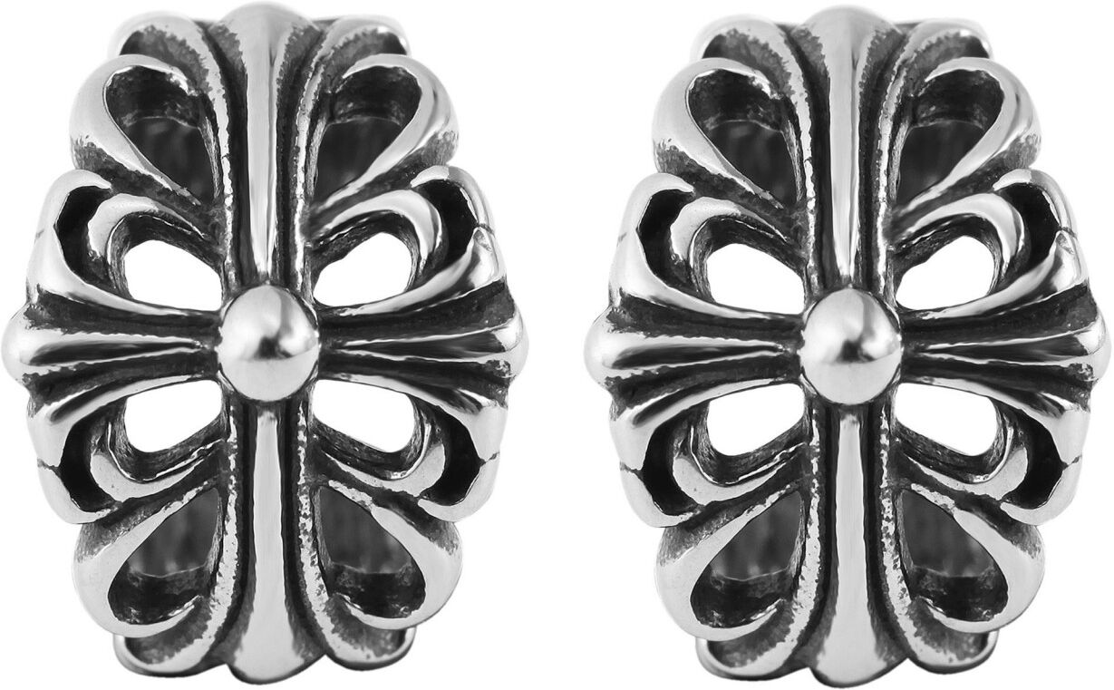 Paar Ohrclips ADELIA´S "Damen Ohrclips aus Edelstahl Ø 10 mm", silber, Ohrringe, Damen, Damen, Edelstahl