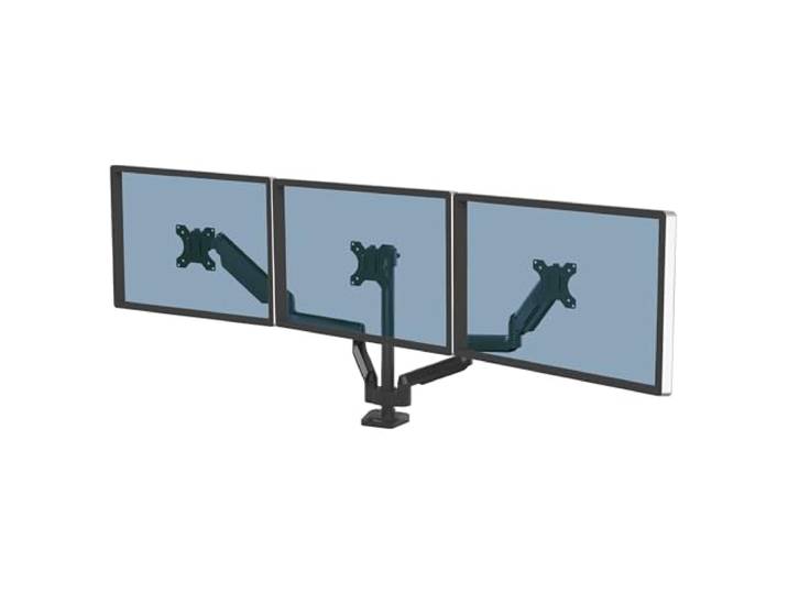 Fellowes Platinum Series driedubbele monitorarm - Zwart