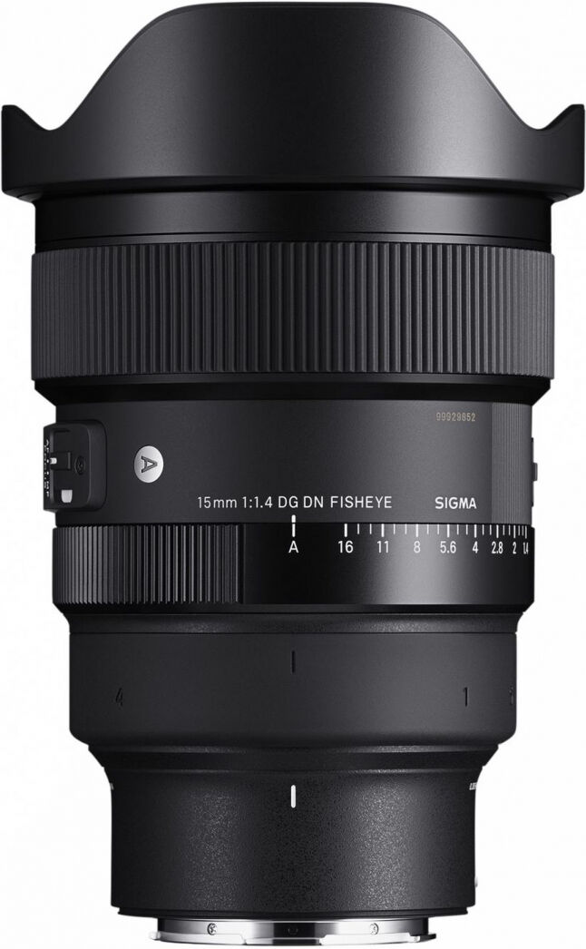 Sigma 15mm f1,4 DG DN Diagonal Fisheye (A) Sony E-Mount