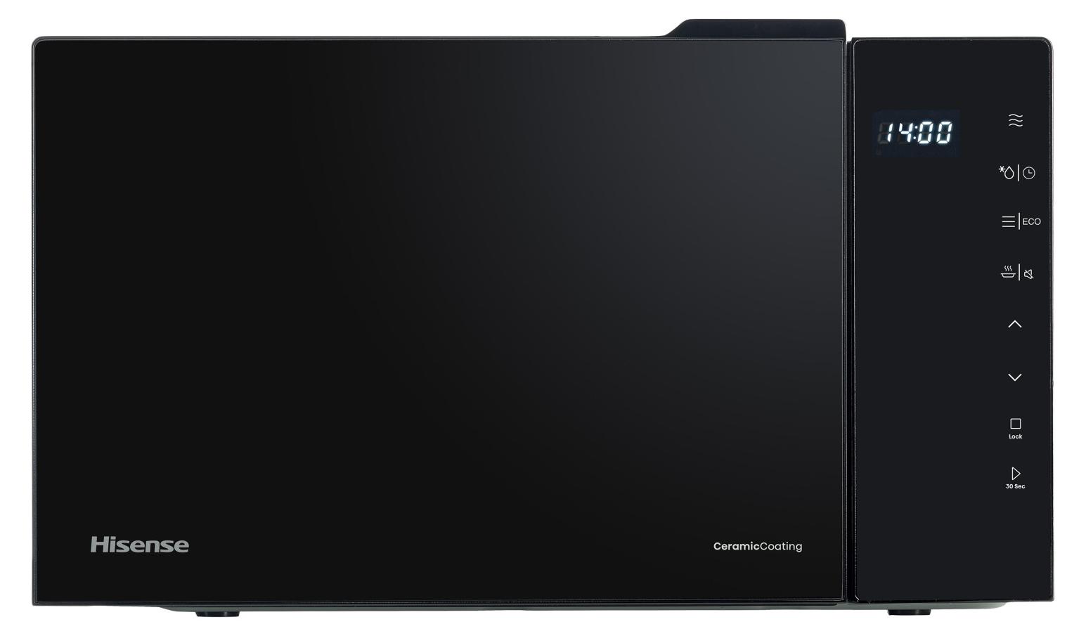 Hisense H23MOBS5H4, Arbeitsplatte, Solo-Mikrowelle, 23 l, 800 W, Eingebautes Display, LED