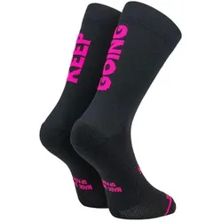 Sporcks, Unisex, Sportsocken, Keep Going (38 - 40), Schwarz