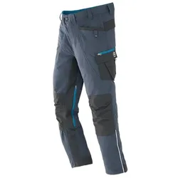Terrax, Arbeitshose, Arbeitshose Workwear Gr.60 anthrazit/petrol (60)