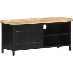 Helloshop26 - Multimedia-TV-Ständer TV-Regal Sideboard TV-Schrank Esszimmer Wohnzimmer Schlafzimmer 90 x 30 x 41 cm unbehandeltes 02_0026339