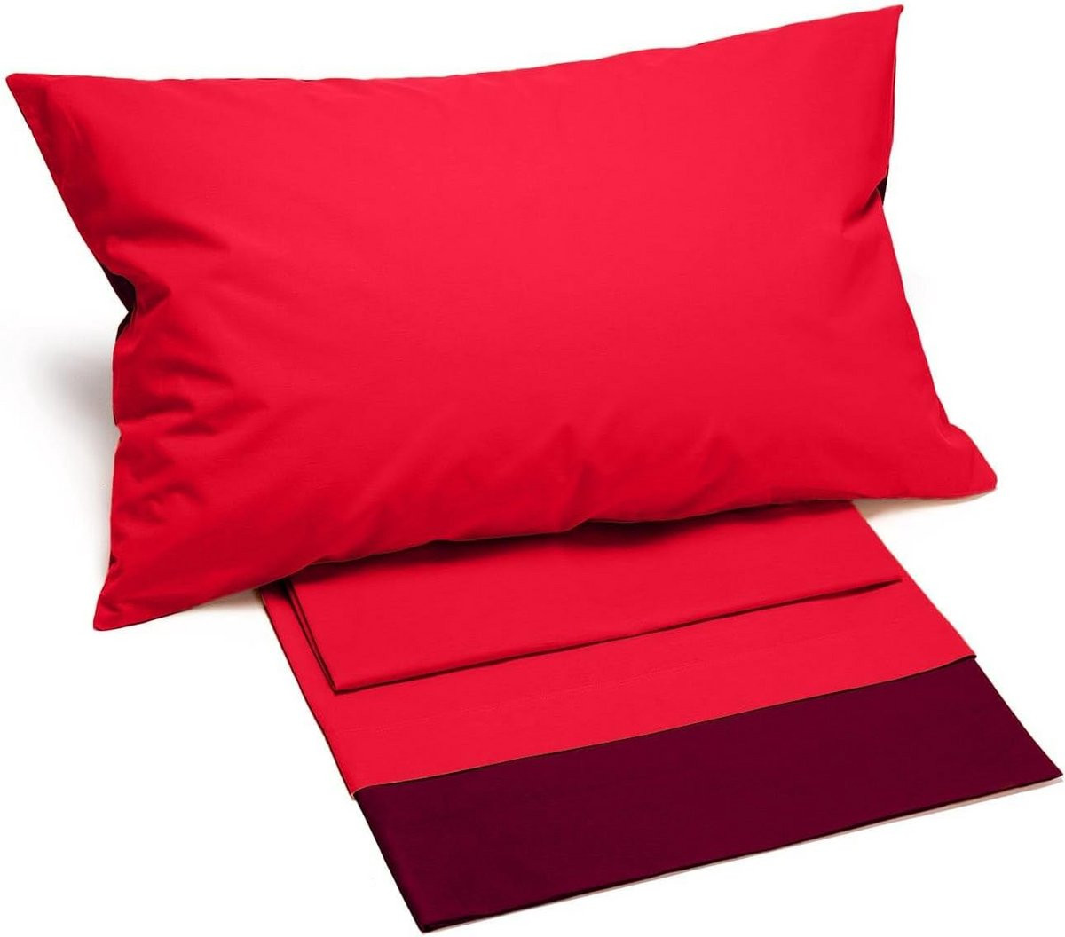 Bordeaux Katoenen Sprei met Hypoallergene Vulling voor Volwassenen