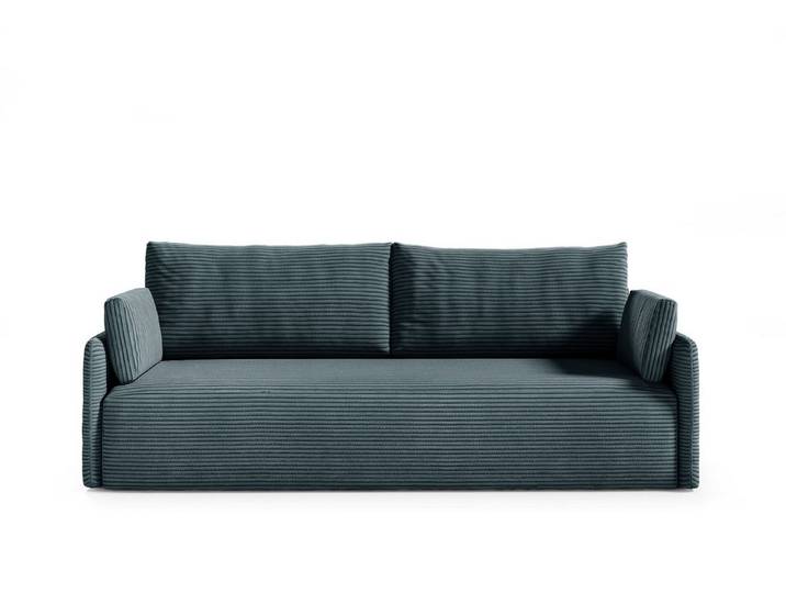 moebelfaktor Schlafsofa Mino 3-Sitzer POSO Cord Stoff, mit Ausklappfunktion