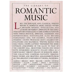 Library of Romantic Music, Fachbücher