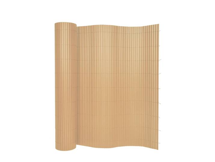 Sichtschutzmatte PVC 300 x 180 cm Bambusoptik