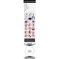 SafetyMarking 30.C5105 Grundplakette Für Leitern Weiß Folie selbstklebend (L x B) 200 mm x 40 mm 200 mm 4 St.