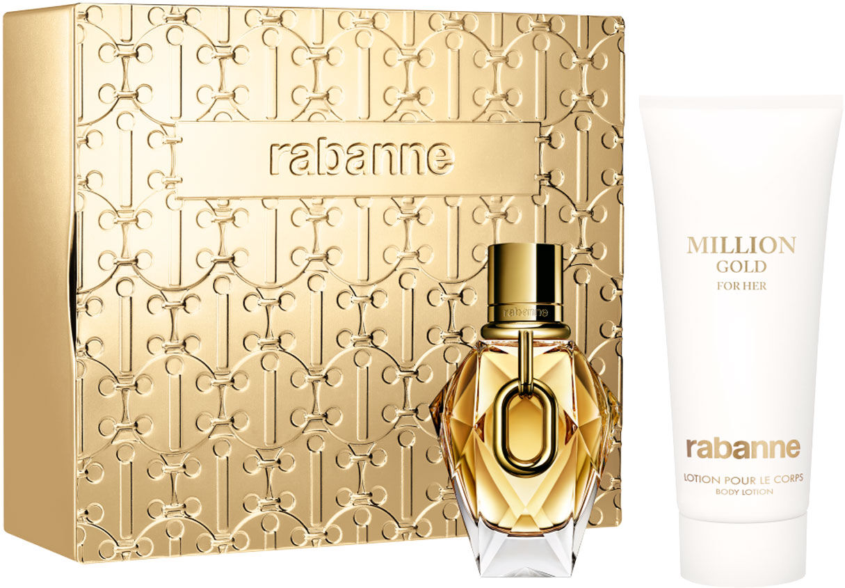 RABANNE Million Gold For Her 50ml Eau De Parfum Gift Set