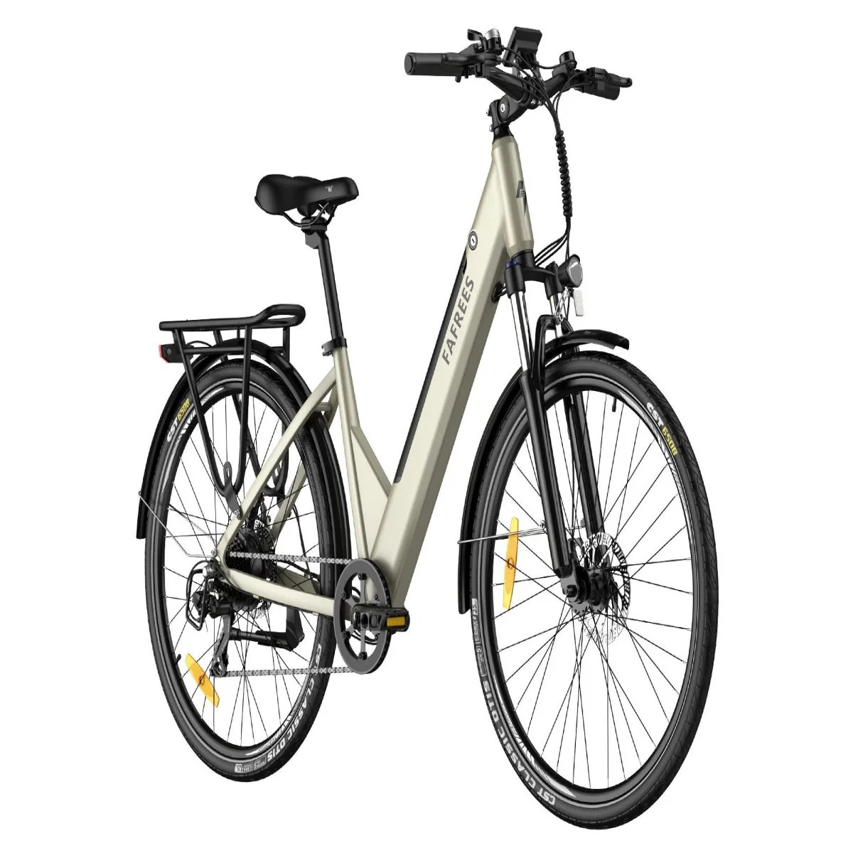 Elektrofahrrad FAFREES F28 Pro - 250W Motor 36V15AH Batterie 55KM Reichweite - Gold