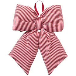 Boltze Weihnachtsschleife Dekoanhänger Bowy, 60 x 50 x 12 cm, rot, weiß