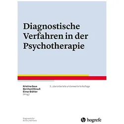 Diagnostische Verfahren in der Psychotherapie, Fachbücher von Bernhard Strauss, Kristina Geue
