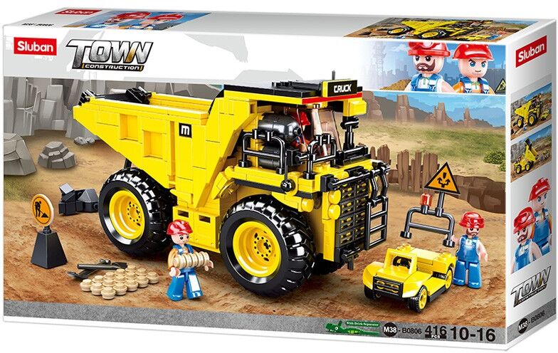 Town Construction : Camion à benne basculante 416 pcs - Sluban