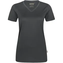 Damen V-Shirt "COOLMAX®" 187 - S - anthrazit