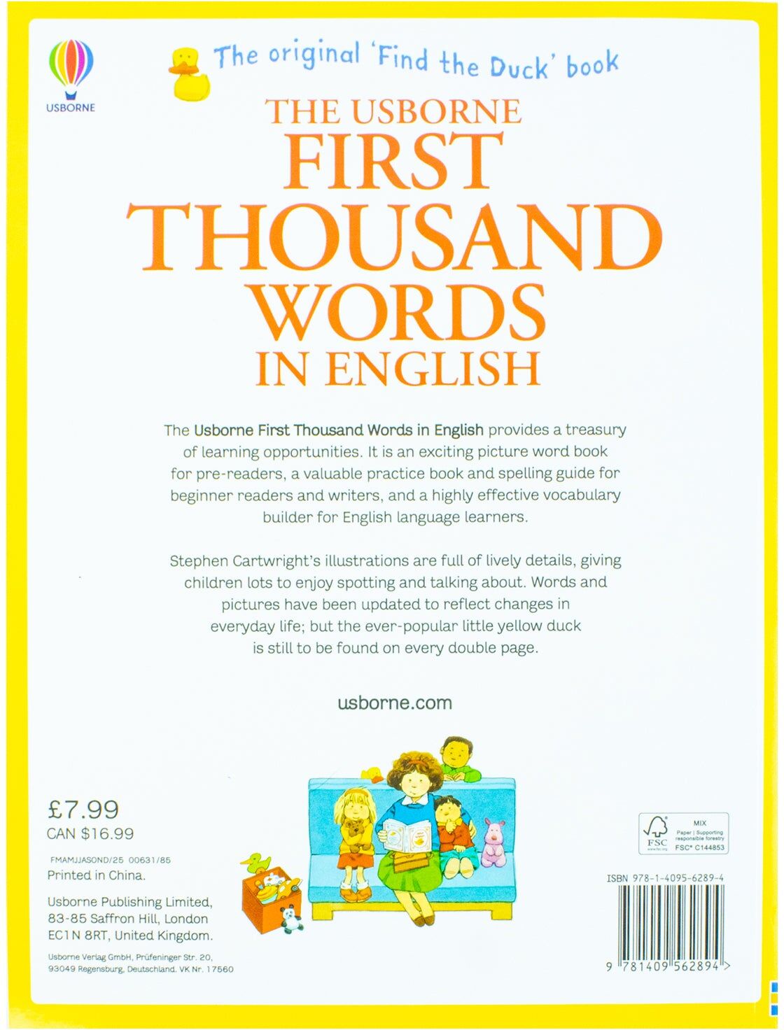 Usborne My First Thousand Words In English Books Paperback