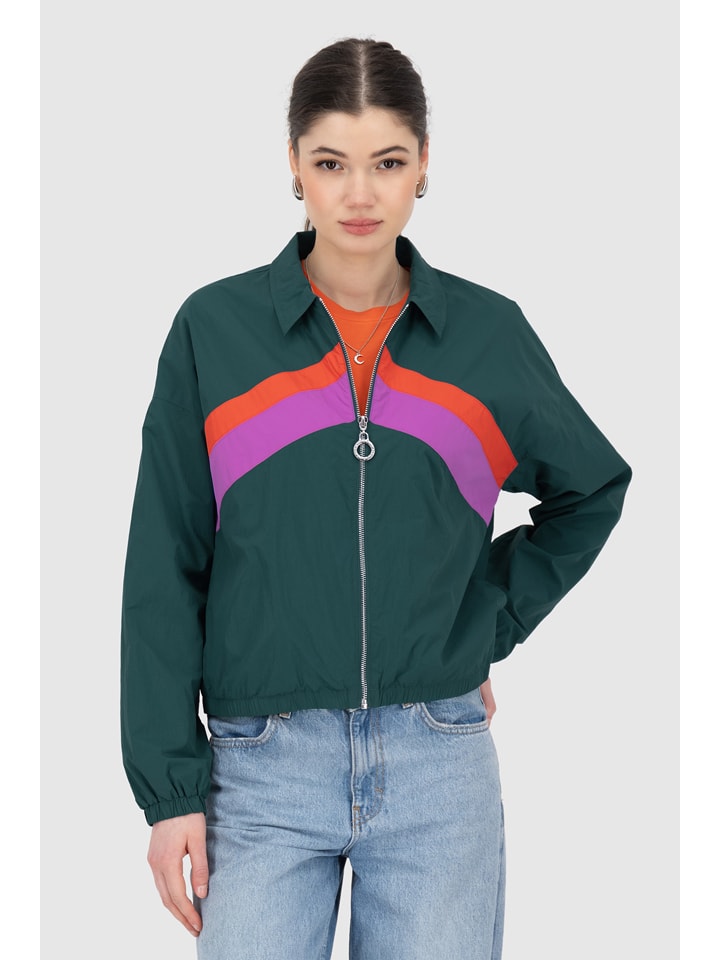 alife and kickin Blouson "Rya" in Petrol/ Lila - XL