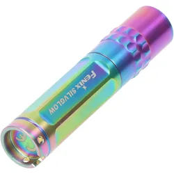 Fenix, Taschenlampe, SILVGLOW Mini-Schlüsseltaschenlampe, Worldwide Limited Edition, Colorblast (7.08 cm, 100 lm)