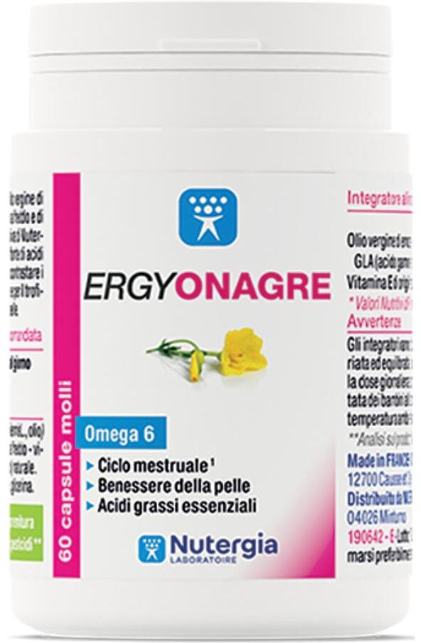 LABORATOIRE NUTERGIA ERGY Onagre 60 Cps