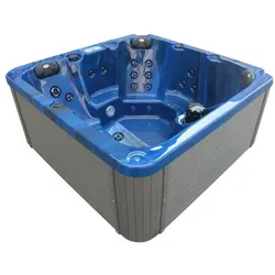 DM-San Duschmeister Outdoorpool Sano 173 Whirlpool blau.. - Whirlpools