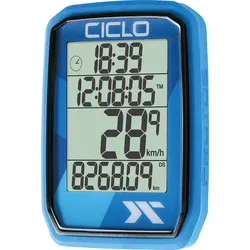 BIKE PROTOS105BL - Fahrrad-Computer mit 5 Funktionen, blau