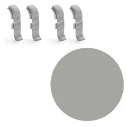 Verbinder für Sockelleiste Nature grau, PVC Länge 0,5 cm, Kantenhöhe 56 mm, NATNGTF03