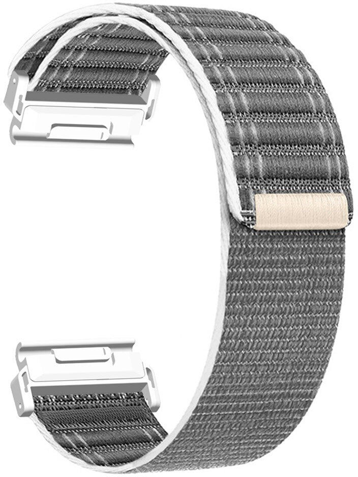 Universal Garmin 22mm QuickFit EIDERWOOD Nylon Loop Smartwatch Rem - Grå