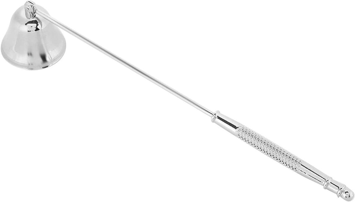 Kaars Snuffer Kaars Brandblusser met Lang Handvat - Zilver - 25 cm