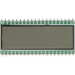 LCD-7S 4-9 A - LCD-7-Segment, 1x4,0, H:8,9mm, reflektiv
