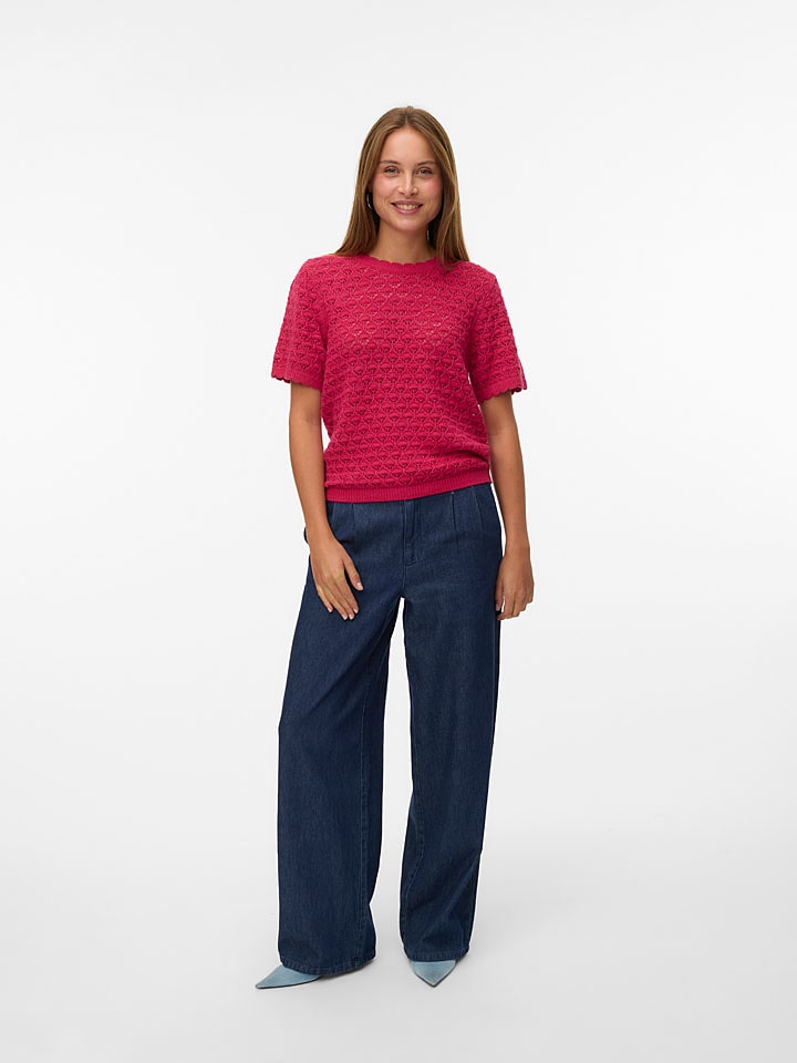 Vero Moda Pullover "Jaqueline" in Fuchsia - S
