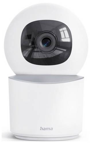 Hama Smarte Überwachungskamera, WLAN, innen, Aufzeichnung, schwenkbar, Full-HD 00176652 Kabellos IP Überwachungskamera