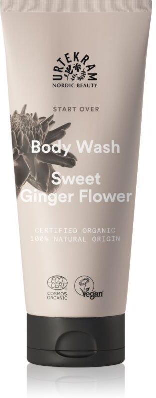 Urtekram Sweet Ginger Flower gentle shower gel with extracts from aloe and ginger 200 ml