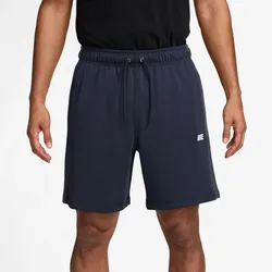 NIKE Sportswear Club Varsity Shorts Herren 451 - obsidian/dark obsidian/white XS