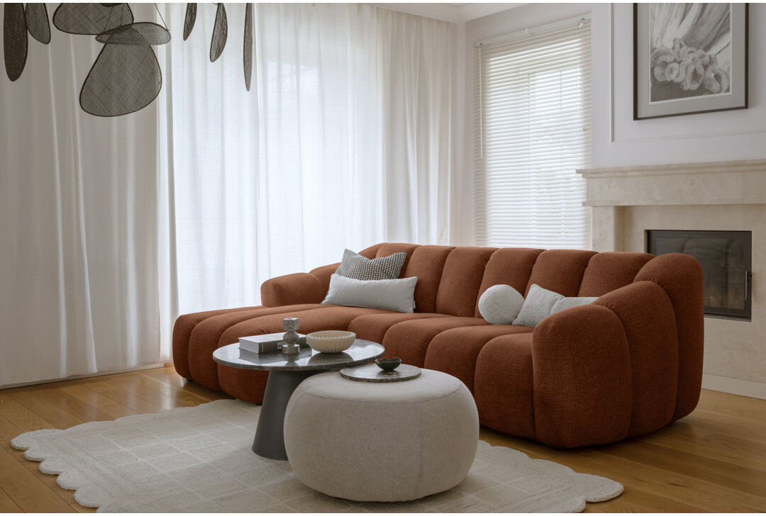 MiuForm Shell Corner Sofa Orange 4