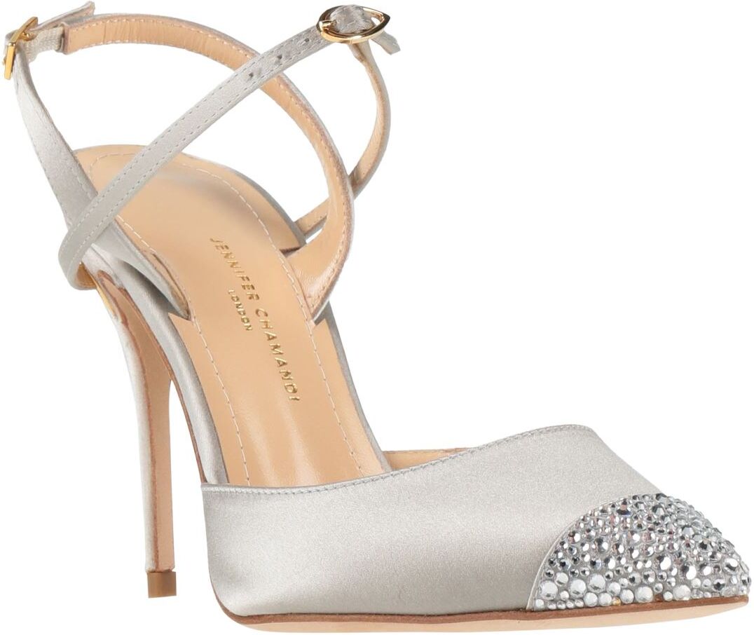 Jennifer Chamandi Zapatos de salón Mujer Gris perla 35.5 Mujer