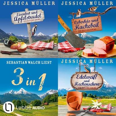 Mörderisches Krindelsdorf 1-3 - Drei Bayern-Krimis in einem Hörbuch - Jessica Müller, Audio, 9783754019542