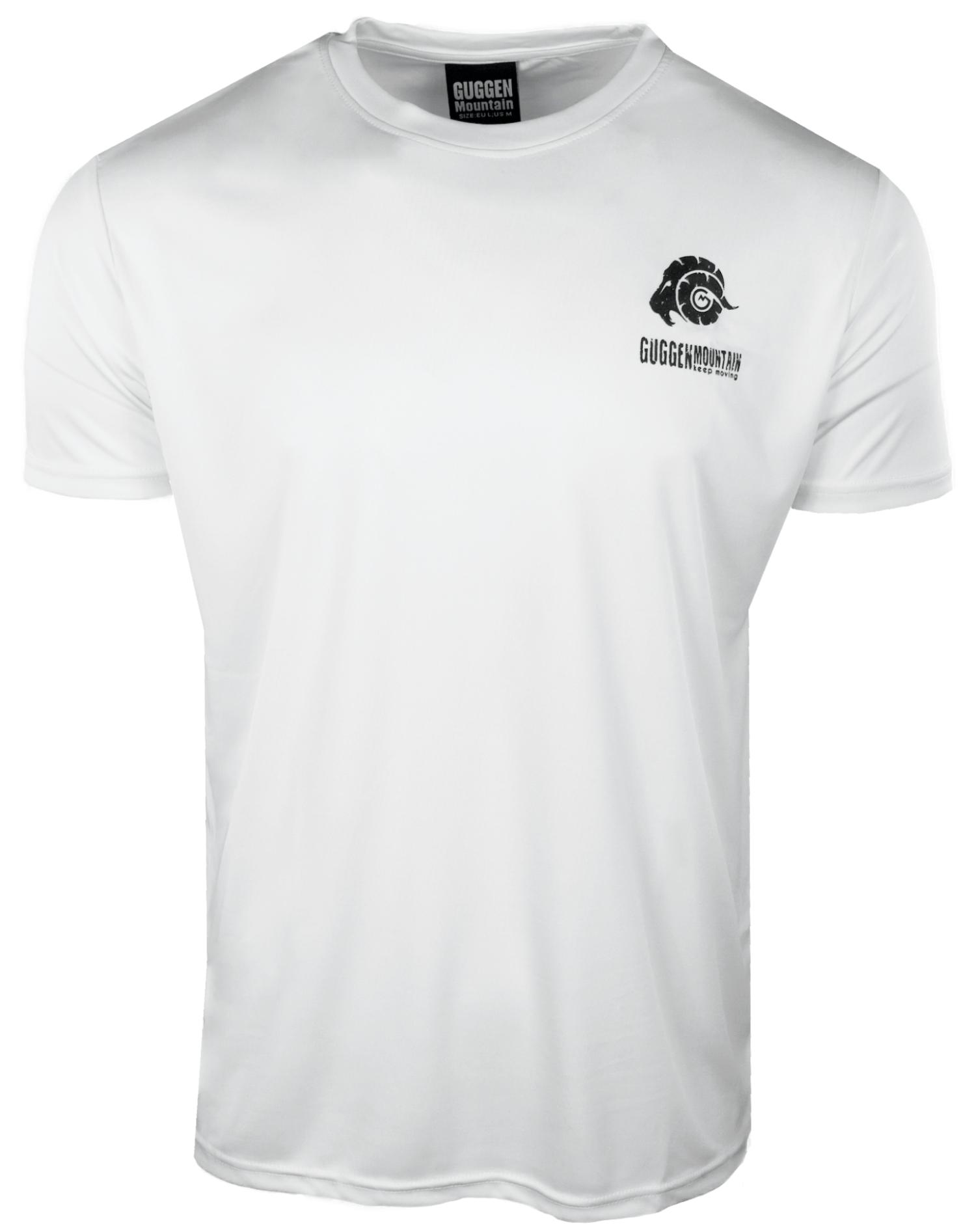 Herren Fitness Funktionsshirt T-Shirt Sport Outdoor Weiss