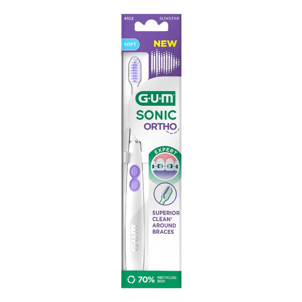 Sunstar Deutschland GmbH GUM SONIC ORTHO Schallzahnbürste 19436415